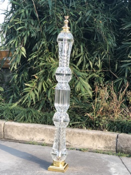 Solid crystal glass balusters