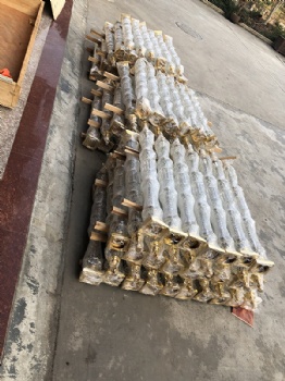 Solid crystal glass balusters