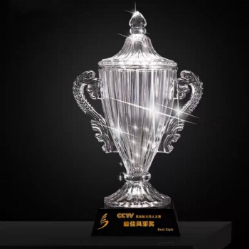 ADL High-Quality Crystal Glass Trophy Awards for Souvenir Crystal Glass Crafts Gifts Big Size Awards