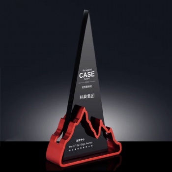 ADL Crystal Glass Metal Trophy Awards High-Quality Glass Souvenir Awards Gifts Crystal Crafts For Business Gifts