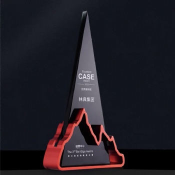 ADL Crystal Glass Metal Trophy Awards High-Quality Glass Souvenir Awards Gifts Crystal Crafts For Business Gifts