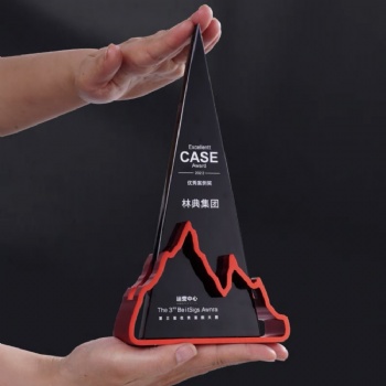 ADL Crystal Glass Metal Trophy Awards High-Quality Glass Souvenir Awards Gifts Crystal Crafts For Business Gifts