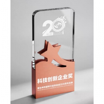 ADL Crystal Glass Star Trophy Awards Engraved Crystal Trophy Crafts for Sport Trophy Award Carved Logo