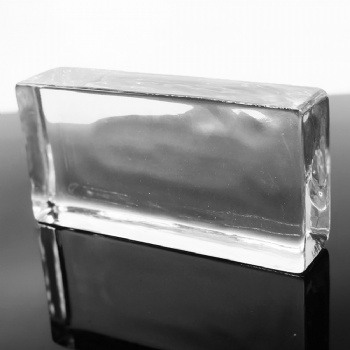 ADL Hot-Melt Soild 50*100*200mm Clear Transparent Factory Manufacturer Crystal Glass Brick Blocks For Home House Decoration