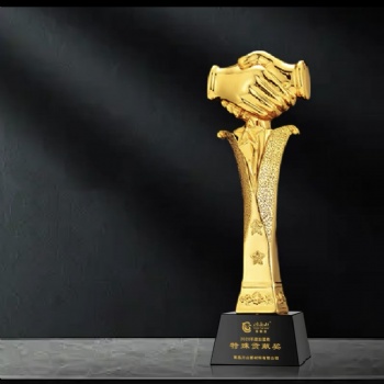 ADL Thumb NO.1 Cheap Wholesales Factory Resin Trophy Awards with Crystal Glass Awards Design for Souvenir Gifts Crystal Trophy