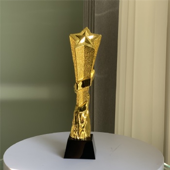 ADL Cheap Factory Awards Crystal Glass Resin Trophy Awards Sports Crystal Crafts for Souvenir Plastic Trophy