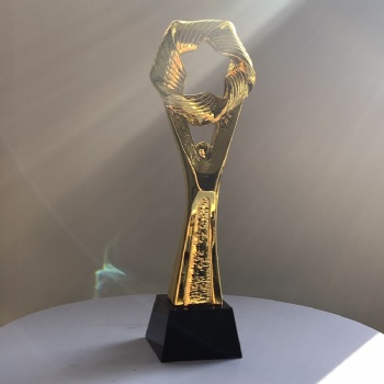 ADL Flower Star Cheap Wholesales Factory Resin Trophy Awards Crystal Glass Trophy Design for Souvenir Gifts Crystal Crafts