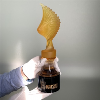 ADL High-Quality Wholesale Glaze Trophy Awards with Crystal Glass Base for the First One Awards Gifts
