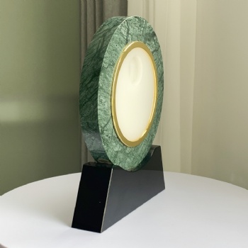 ADL 2023 New Design Crystal Stone Trophy Awards with Black Crystal Glass Base High-quality with Customized Logo