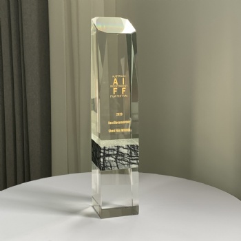 ADL 2023 New Design Crystal Glass Trophy Awards with Stone for Souvenir Gifts Events Awards Sport Awards