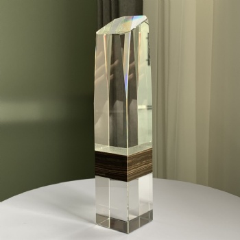 ADL 2023 New Design Crystal Glass Trophy Awards with Stone for Souvenir Gifts Events Awards Sport Awards