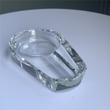 ADL Mini Cheap Wholesale Crystal Glass Ashtray Cigar Smoking Accessories Cigarette for Souvenir Gifts