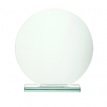 ADL Wholesale Retail Glass Trophy Glass Awards Blank Customized Words and Logo for Company Events