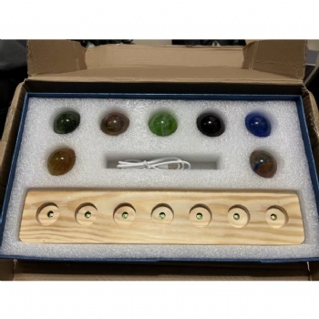 ADL Glass Crystal Glaze Colorful Ball Different Colors for Souvenir Gifts Company or Wedding Gifts with Light