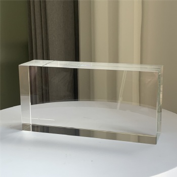 50*100*200mm High-Quality Expensive Clear White Transparent Crystal Glass Brick Building Hotel or House Home Decoration
