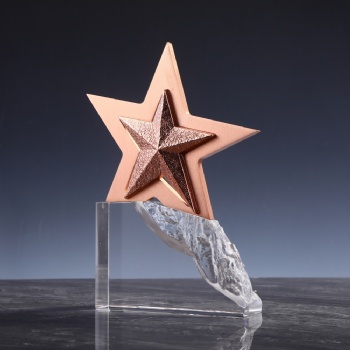 ADL Climbing to the Peak Crystal Glass Trophy Awards Star Metal Trophy Award for Sport Events First Award