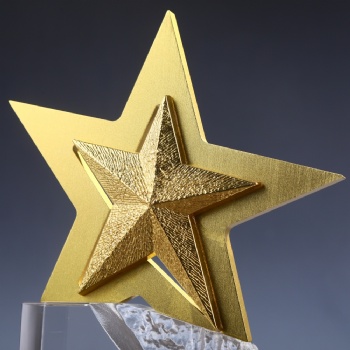 ADL Climbing to the Peak Crystal Glass Trophy Awards Star Metal Trophy Award for Sport Events First Award