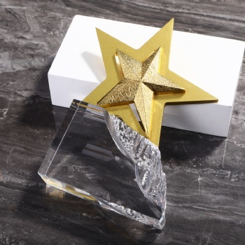 ADL Climbing to the Peak Crystal Glass Trophy Awards Star Metal Trophy Award for Sport Events First Award