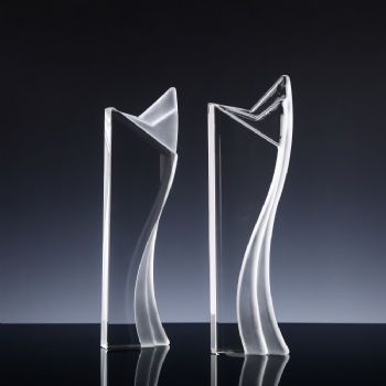 ADL New Design 2023 Crystal Glass Trophy Awards Blank Glass Trophy Crystal Awards and Trophies