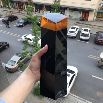 ADL High-Quality Crystal Glass Black Amber Color Trophy Awards for Business Souvenir Gifts First Awards Events