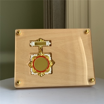 ADL Wooden Plaques Trophy Awards for Business Gifts with Acrylic Plaques for Souvenir Engraving Plaques
