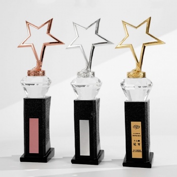 ADL Star Crystal Glass Trophies Factory Direct Dance Events Business Craft Awards Gifts Trophies Business Trophy Cup