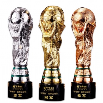 Customization logo Spherical shape Crystal Glass Resin Trophy Award for Souvenir Trophy
