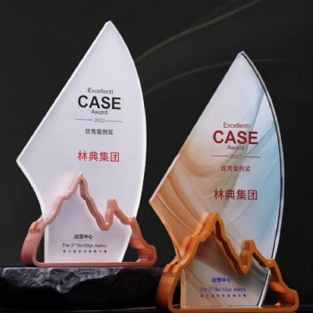 ADL New Design 2024 Crystal Glass Metal Trophy Awards for Souvenir Business Gifts Hand Made Crystal Trophy