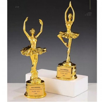 ADL Crystal Glass Awards Trophy Plaque Sports Medal Resin Dance Music Cheap Trophy Awards with Printing with Customized Logo