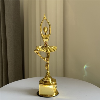 ADL Crystal Glass Awards Trophy Plaque Sports Medal Resin Dance Music Cheap Trophy Awards with Printing with Customized Logo