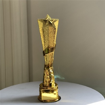 ADL Crystal Glass Awards Trophy Plaque Sports Medal Resin Star Crystal Crafts Cheap Trophy Awards with Printing Customized Logo