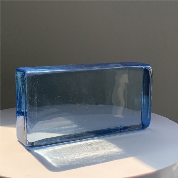 50*100*200mm Rectangular Painted Color Crystal Glass Bricks Building Clear Transparent Glass Block For House or Hotel Decoration