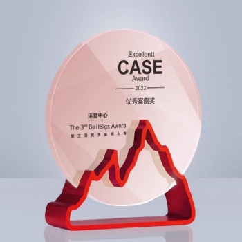 ADL Crystal Glass Trophy Awards Colorful Color Printed Certificate Customized Logo and Words Sports Crystal Crafts