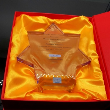 ADL 2024 New Design High-Quality Crystal Glass Trophy Awards Star Mascot Crystal Trophy Engraving Crystal Awards