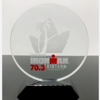 ADL Crystal Glass Trophy Awards Modern Crystal Crafts Diamond Crystal Crafts Sports Crystal Trophy Round Trophy from China