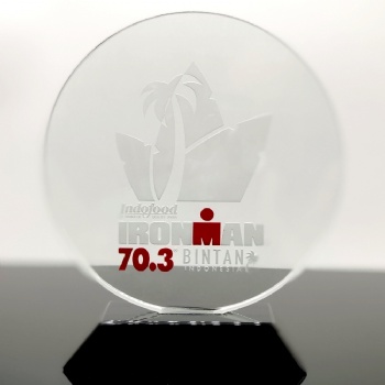 ADL Crystal Glass Trophy Awards Modern Crystal Crafts Diamond Crystal Crafts Sports Crystal Trophy Round Trophy from China