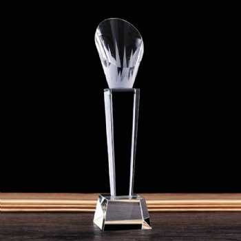 ADL Engraving Crystal Glass Trophy Awards Crystal Crafts Plaques for Sports Souvenir Business Crystal Crafts