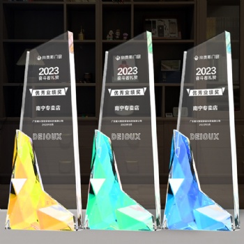ADL Simple Customized New Design Crystal Trophy Awards Factory Wholesales Cheap Trophy School Business Glass Gifts
