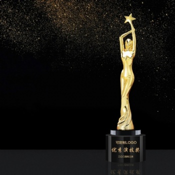 ADL Woman Angel Dance Trophy Crystal Glass Metal Awards Trophy Cup for Dancer Diamond Crystal Crafts Golden Trophy Award