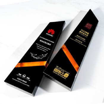 ADL Black New Design High-Quality Crystal Glass Trophy Awards Crystal Trophy from Europe Award for Souvenir
