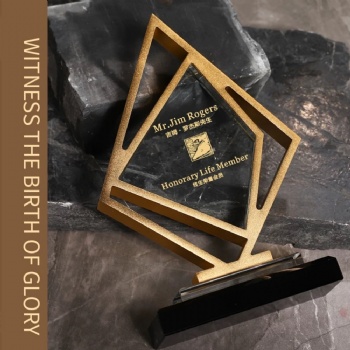 ADL Metal New Design Crystal Glass Trophy Awards for Business Souvenir Gifts Sports Crystal Crafts Engraving Crystal Trophy