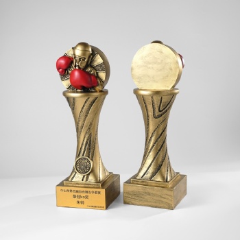 ADL New Design Boxing Resin Wholesales Trophy Awards Plaques for Sports Business Souvenir Gifts from Crystal Trophy from China