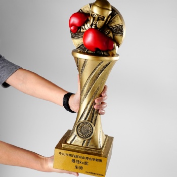 ADL New Design Boxing Resin Wholesales Trophy Awards Plaques for Sports Business Souvenir Gifts from Crystal Trophy from China