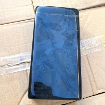 ADEL Original Grey Solid Glass Bricks 50*100*200MM Bathroom Hall Decoration Door Use Wall