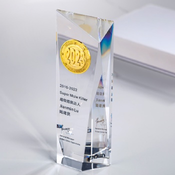 ADL Black High-Quality Honor Crystal Glass New Design Glass Sports Event Decoration for Souvenirs and Plaques Business Gifts