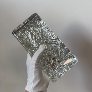 Mountain Peak Single Side Patterns Decorative Solid Glass Brick Silvering Clear Transparent Hot-Melt Other Crystal Crafts Wall