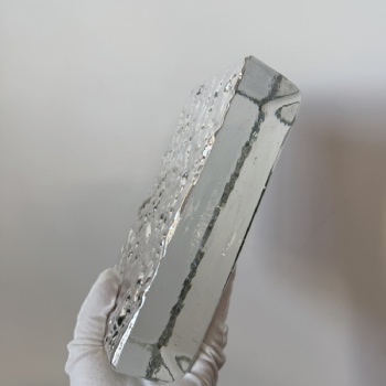 Mountain Peak Single Side Patterns Decorative Solid Glass Brick Silvering Clear Transparent Hot-Melt Other Crystal Crafts Wall