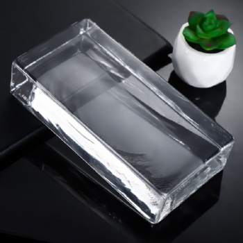ADL Factory's Clear Transparent White Solid Glass Bricks Hot-Melt Decorative Right-Angle Walls Other Crystal Crafts Hot Cheap