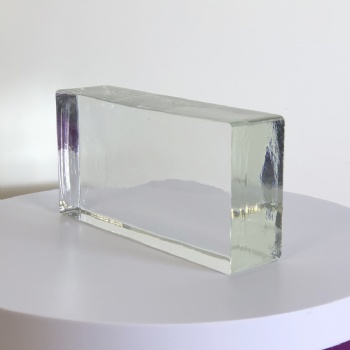 ADL Factory's Clear Transparent White Solid Glass Bricks Hot-Melt Decorative Right-Angle Walls Other Crystal Crafts Hot Cheap