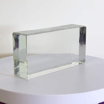 ADL Factory's Clear Transparent White Solid Glass Bricks Hot-Melt Decorative Right-Angle Walls Other Crystal Crafts Hot Cheap